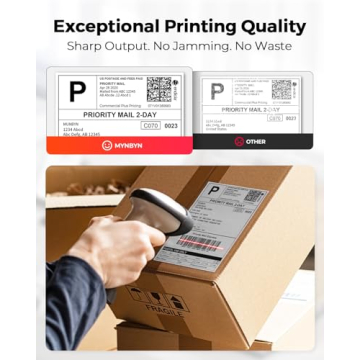 MUNBYN Thermal Direct Shipping Labels for Thermal Printer