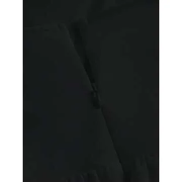 SHENHE Women's Ruched Corset Dress Spaghetti Strap Fit and Flare Flowy Skater Mini Cami Dress Black X-Small