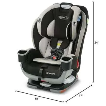 Graco Extend2Fit Convertible Baby Car Seat for Growing Kids