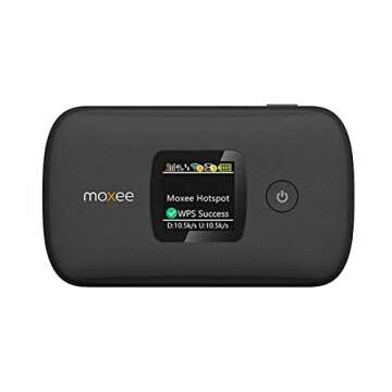 AT&T Prepaid MOXEE K779 4G LTE Mobile Hotspot - 1200 Mbps, Black, Dual Band