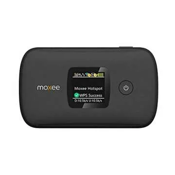 AT&T Prepaid MOXEE K779 4G LTE Mobile Hotspot - 1200 Mbps, Black, Dual Band