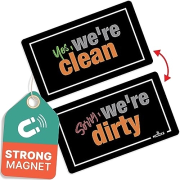 Double-Sided Clean Dirty Dishwasher Magnet - Ultimate Kitchen Organizer