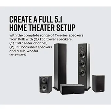 Polk Audio T50 Tower Speaker for Superior Sound Experience