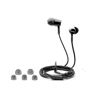 Sony MDREX155AP In-Ear Headphones with Mic for Calls
