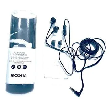 Sony MDREX155AP In-Ear Headphones with Mic for Calls