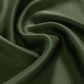 XTMYI Blackout Curtains for Bedroom 63 Inch Length 2 Panels Set Grommet Black Out Window Curtains for Nursery,Dark Olive Green