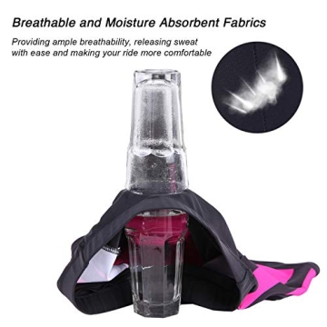 Sportneer Womens 4D Padded Cycling Shorts Comfort Ride