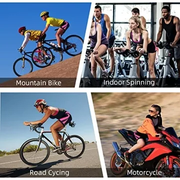 Sportneer Womens 4D Padded Cycling Shorts Comfort Ride