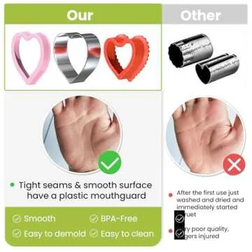 34Pcs Sandwich Cutter,Lunch Box Accessories for Kids Uncrustables Maker,Toddler Food Shape Cutter, Pancake Maker Heart Star Dinosaur, DIY Cookie Cutters Gift for Kids Bento etc...