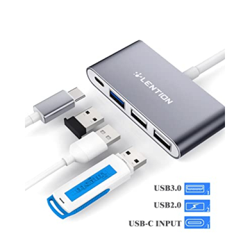 LENTION 4-in-1 USB-C Hub for MacBook Pro and More