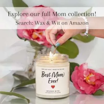 WAX & WIT Candle Gifts for Mom - Best Gifts for Mothers