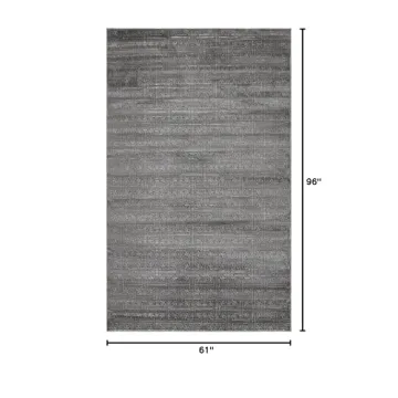 Stylish Unique Loom Uptown Collection Gray Area Rug