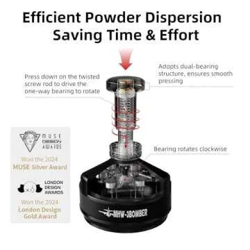 MHW-3BOMBER WDT Tool Espresso 58mm, Espresso Distribution Tool with Magnetic Base for Barista, Adjus...