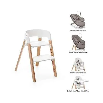 Stylish Stokke Steps Highchair for Growing Kids