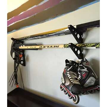 Durable Hockey Stick Rack for Multi-Sport Storage