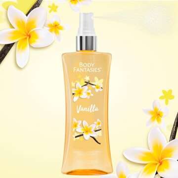 Body Fantasies Signature Fragrance Body Spray, Vanilla, 8 fl oz (Pack of 2)