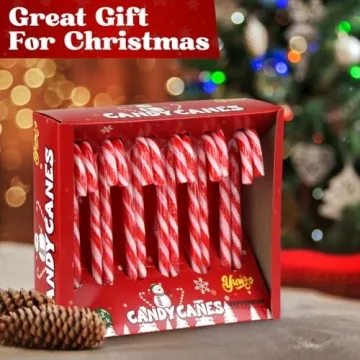Christmas Candy Canes - Peppermint Delight in Bulk 12 Pack