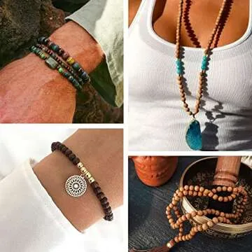 Pandahall 400Pcs Round Natural Wood Beads for Crafts