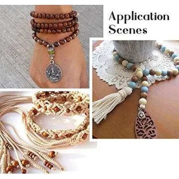 Pandahall 400Pcs Round Natural Wood Beads for Crafts