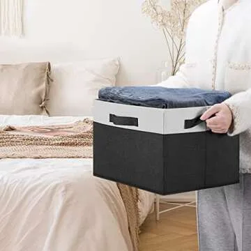 GhvyenntteS Collapsible Storage Baskets - Durable & Stylish