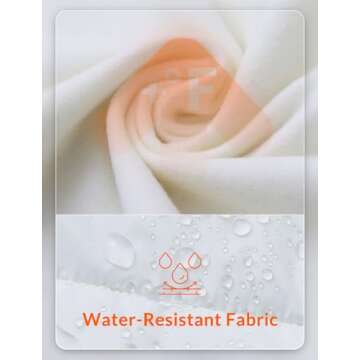 BALEAF Men's Insulated Warm Jacket Thermal Hybrid Hiking Mid Layer Full Zip Jackets Stand Collar Runing Outdoor Skiing White XXL