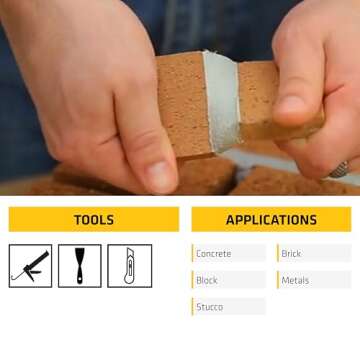 Sikaflex Mortar Fix, Limestone, Polyurethane sealant for repairing damaged mortar, joints and gaps. Sealing mortar cracks 10.1 fl. oz Cartridge