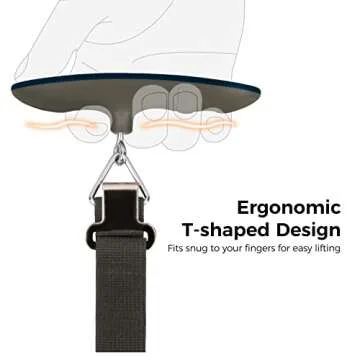 Pack All Luggage Scale with Backlit LCD Display