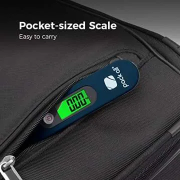 Pack All Luggage Scale with Backlit LCD Display