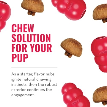 KONG Classic Stuffable Dog Toy & KONG Marathon Chicken-Flavored Treats (2 Pack) - Fetch & Chew Toy for Dogs - With Dog Toy Filler Treat - For Hours of Fun & Enrichment - For Small Dogs