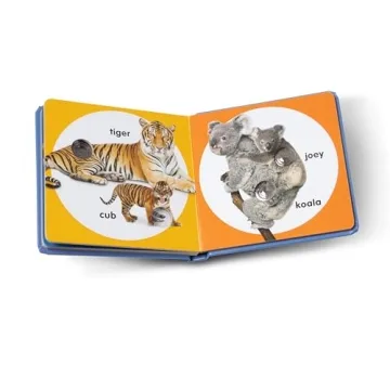 Melissa & Doug Poke-a-Dot Wild Animal Families Board Book