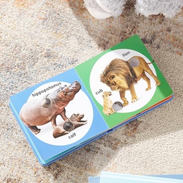 Melissa & Doug Poke-a-Dot Wild Animal Families Board Book
