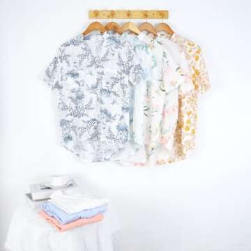 Xfileen Women's Floral Pajama Sets for Summer Comfort