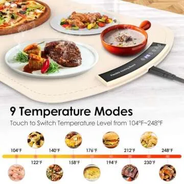 COANTO Food Warming Mat for Buffets and Parties