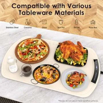 COANTO Food Warming Mat for Buffets and Parties
