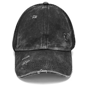 Stylish Criss Cross Hat for Women - Perfect for Ponytails