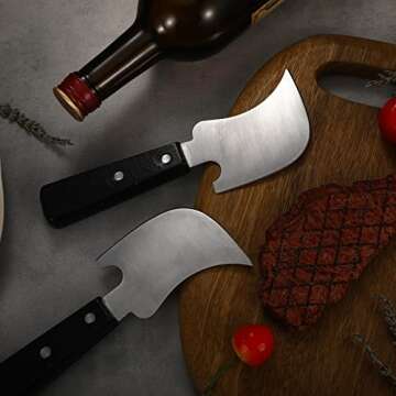 Hanaive Rocker Knife 2 Pack for Easy One-Handed Use