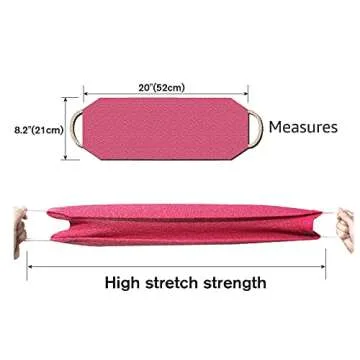 Evridwear Exfoliating Back Scrubber with Dual-Sided Design