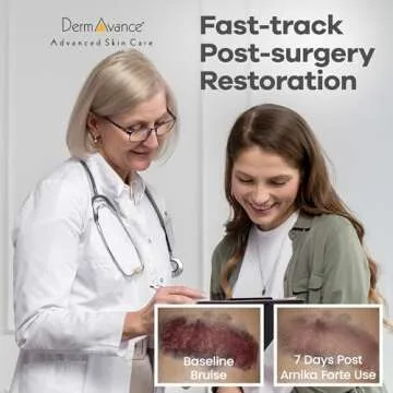 DermAvance Arnika Forte - Natural Dietary Supplement with Arnica, Bromelain, Antioxidants, and Bioflavonoids - 14 Vegetable Capsules for Bruises and Swelling Reducer - Post Surgery Supplements