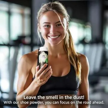 Lumi Outdoors Natural Foot Powder - Effective Shoe Odor Eliminator