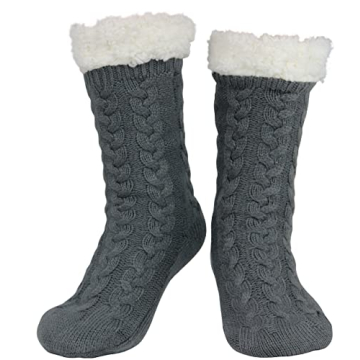 Sooneeya Women's Cozy Fuzzy Slipper Socks - Perfect Holiday Gift!