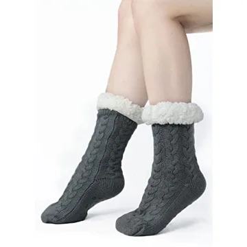 Sooneeya Cozy Winter Slipper Socks for Women