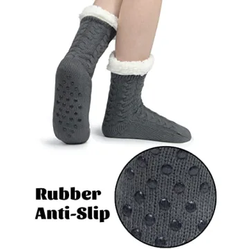 Sooneeya Cozy Winter Slipper Socks for Women