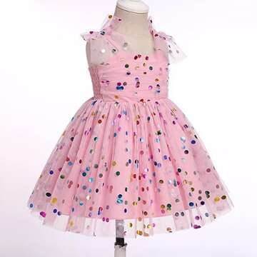 Toddler Tutu Dress: Girls Tulle Pageant Dresses, First Birthday Outfit Ruffle Sleeveless Pastel Cake Smash Clothes for Photo Shoot Fairy Cosplay Dance Evening Ball Gown Blush Pink 3-4T