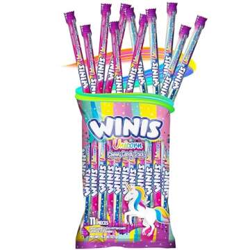 Winis Unicorn Chewy Candy | Cotton Candy Flavor | 11 Pieces