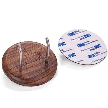 KNODOS Wall-Mounted Portafilter Holder Wall Rack Espresso Station Organizer Premium Espresso Machine Accessories/Secure & Easy Installation - Suits 51mm, 54mm & 58mm Portafilters