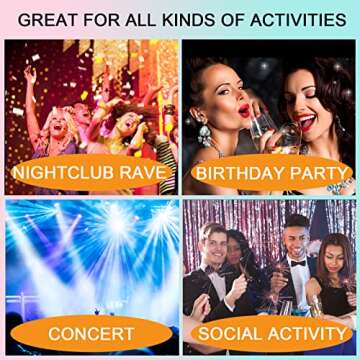 LATIBELL 2.11fl.oz Silver Glitter Spray for Hair, Spray On Fine Glitter Body Shimmer Party Rave Festival Accessories for Women