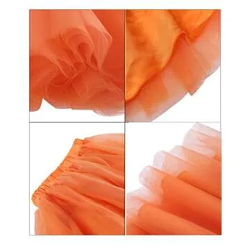 Elegant White Tulle Skirt for Women - Knee Length Style