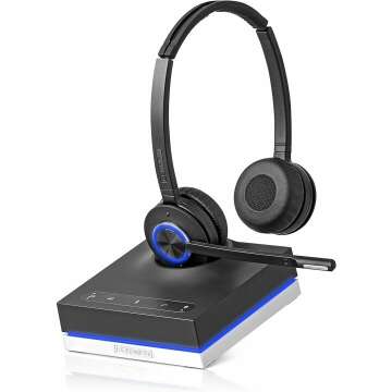Leitner LH675 Wireless Headset for Office & Home Use