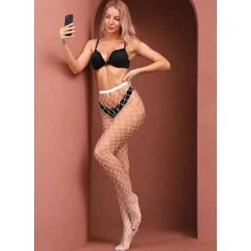 VEBZIN Fishnet Tights: 2 Stylish Pairs for Every Occasion