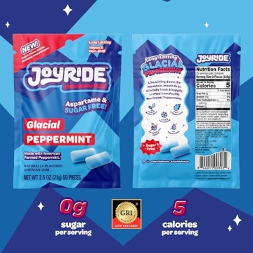 Low-Calorie JOYRIDE Sour Strawberry Ropes for Healthy Snacking